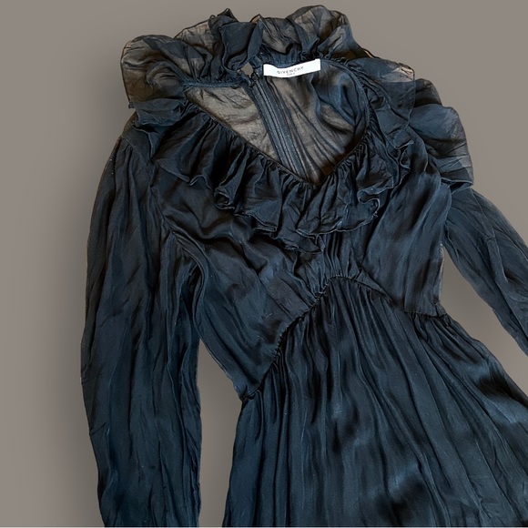 Givenchy V-Neck Knee-Length Dress - Picture 3 of 3